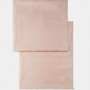 NWT $178 F76395 Coach Horse and Carriage Wrap scarf in Blush PINK wool SHAWL